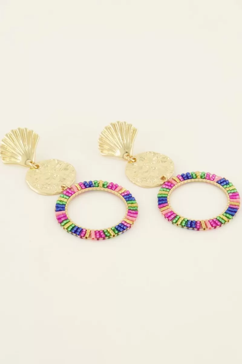 My Jewellery Boucles D'oreilles Perles Multicolores