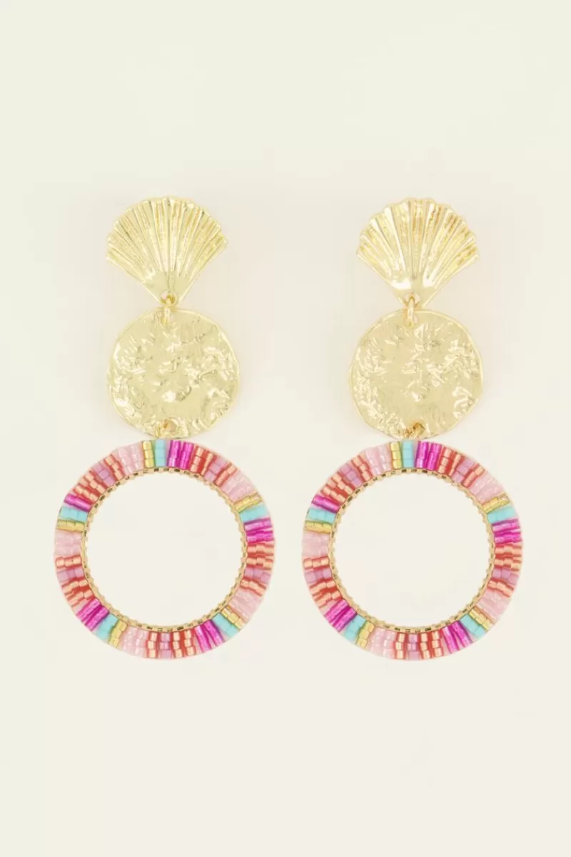 My Jewellery Boucles D'oreilles Perles Multicolores