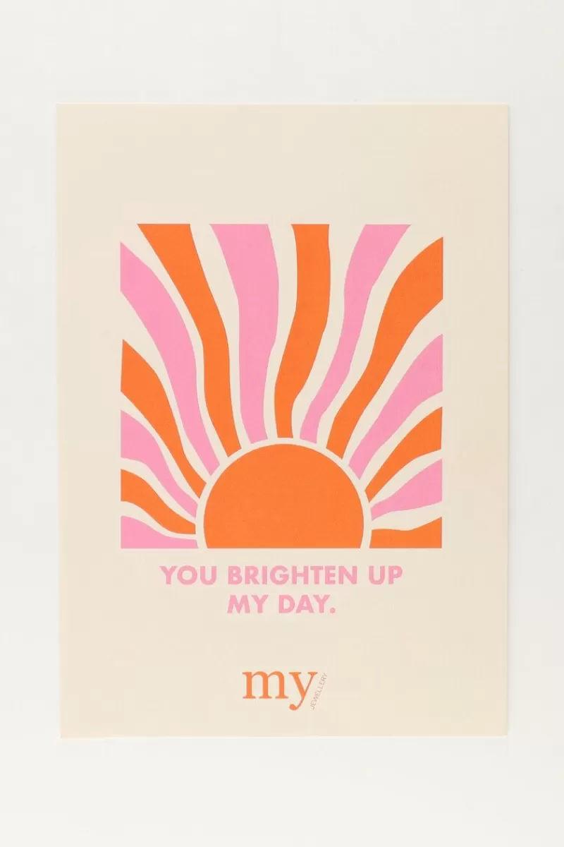 My Jewellery Carte "You Brighten Up My Day"